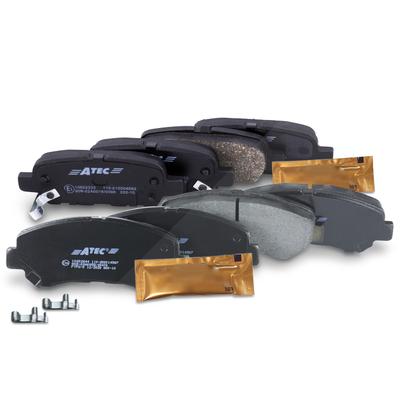 Atec 8x Bremsbeläge Vorne + Hinten [Hersteller-Nr. 40668564] für Nissan