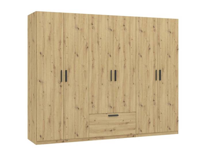 Drehtürenschrank Milos Eiche Artisan