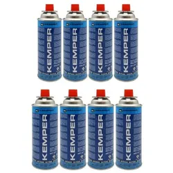 Packung mit 8 Gaskartuschen 227g Butan KEMPER