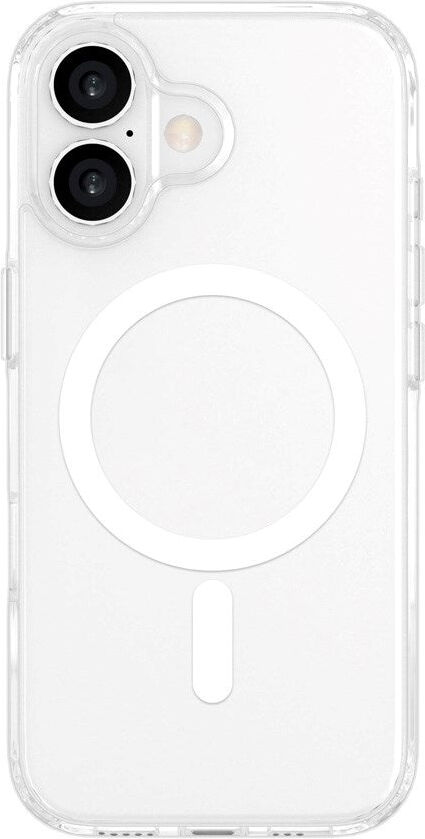 iPhone 17 eSTUFF INFINITE OSLO Hybrid Plastik Mobil Cover - MagSafe Kompatibel - Gennemsigtig