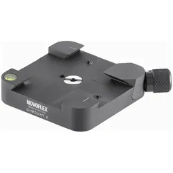 Novoflex Schnellkupplung QMount X (Stativ Schnellwechselplatte), Stativ Zubehör, Schwarz
