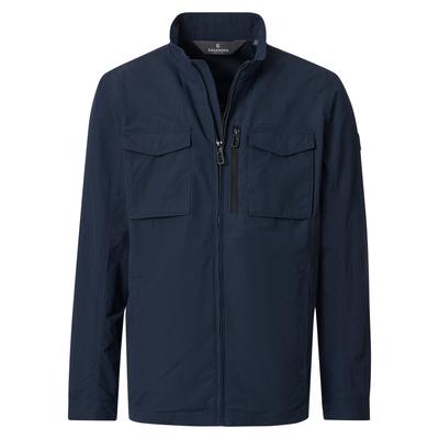 Sommerjacke CASAMODA "CASAMODA Sommerjacke uni", Herren, Gr. L, blau, 100% Polyamid, Jacken