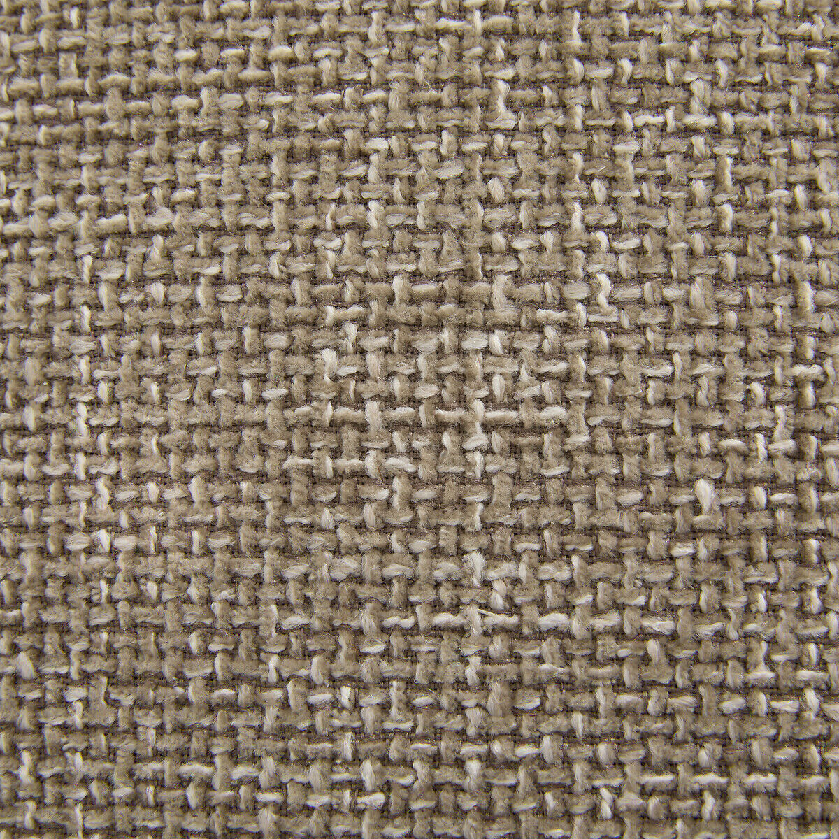 AM.PM Fauteuil relax pivotant et repose-pieds, en tissu chiné et plaqué noyer, JESPER