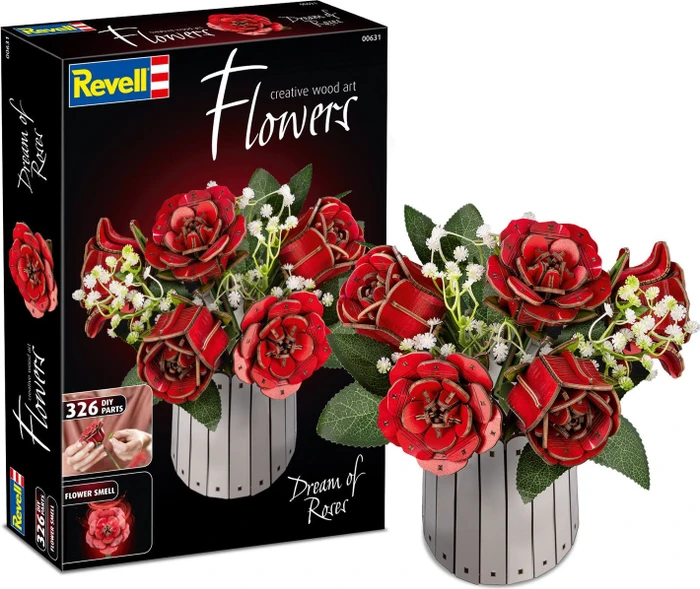 Revell Dream of Roses Holzblumen (holz)