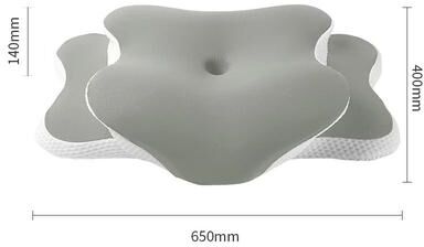 Uplifted Finds Ergonomic Cervical Pillow Memory Foam Neck Pain Relief With Ice Silk Pillowcase green