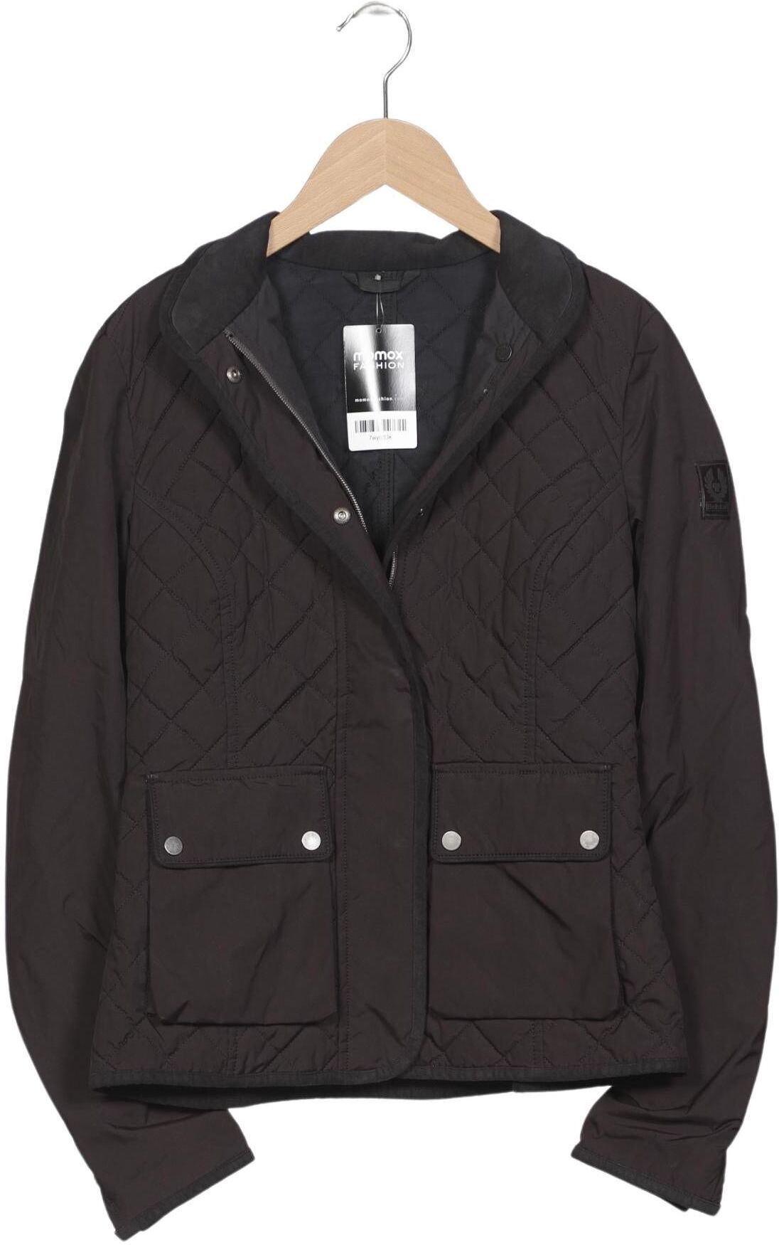 Belstaff Damen Jacke, Schwarz, Gr. S, Synthetik / Viskose - Second Hand