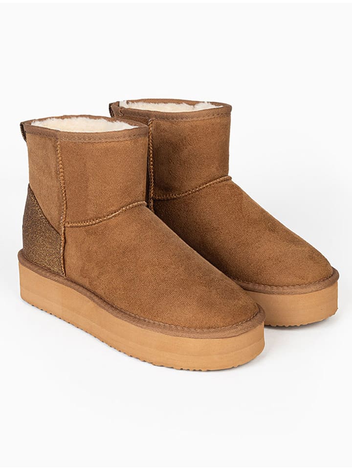 ISLAND BOOT Winterboots "Caspian" in Hellbraun - 39