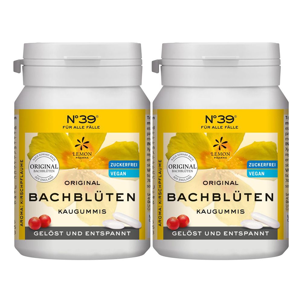 Notfall Kaugummi nach Dr.Bach Doppelpack 2x42 St