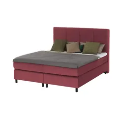 Boxspringbett  Wind , rot , Maße (cm): B: 180 H: 152