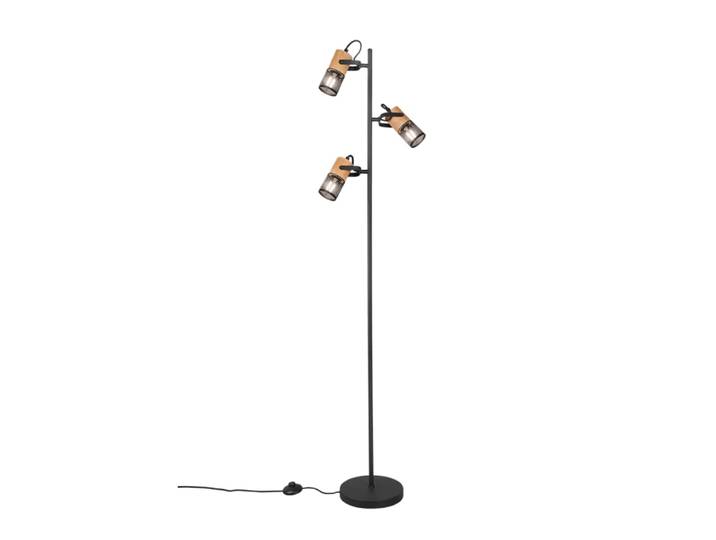 Lampadaire 3xE14 noir mat