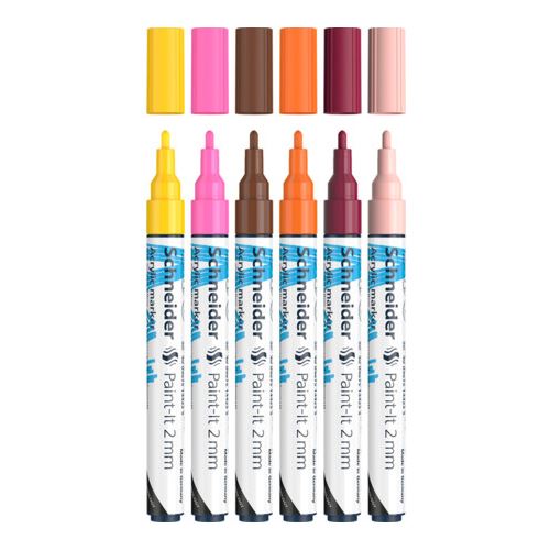 Schneider Paint-It 310 V3 Acrylstifte farbsortiert 2,0 mm, 6 St.