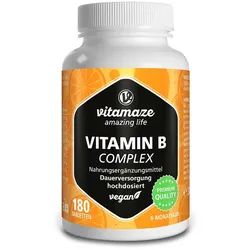 Vitamin B-Complex hochdosiert vegan 180 St