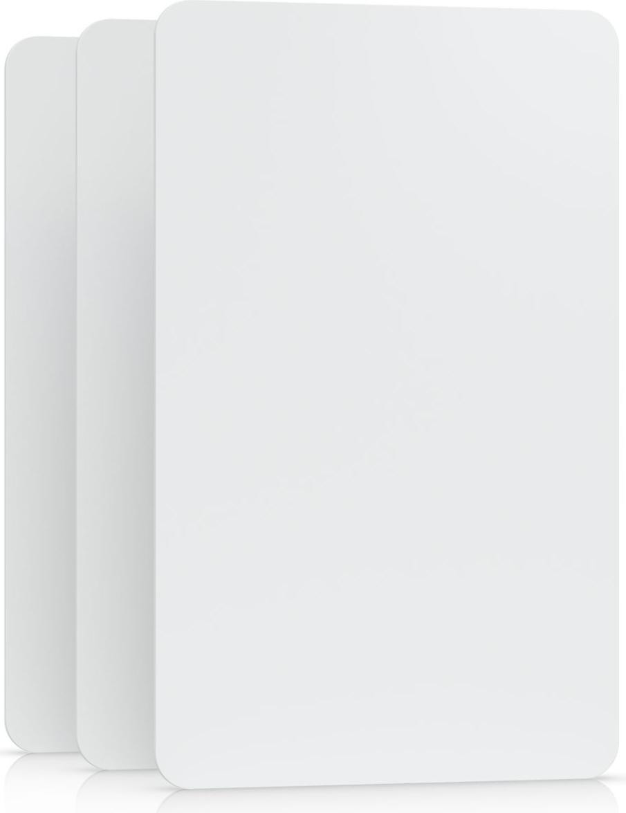 Ubiquity Toegangskaart wit, verpakking van 10 stuks