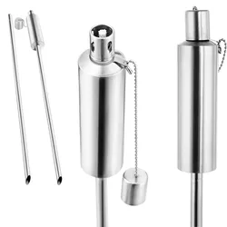 Gardebruk Gardebruk Öl-Fackel 6er-Set Edelstahl 115cm