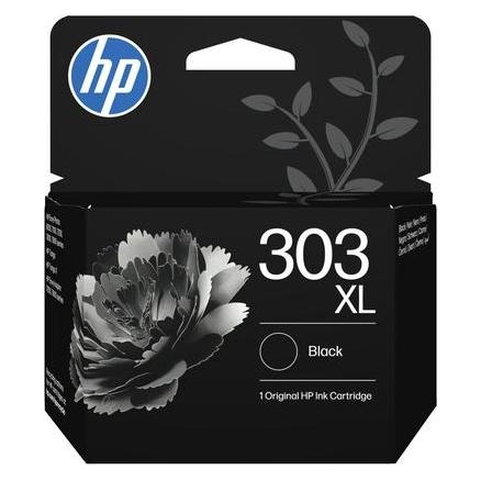 HP Hewlett-Packard 303XL High Yield Black Original Ink, 303XL (BK) (T6N04AE#LS3)