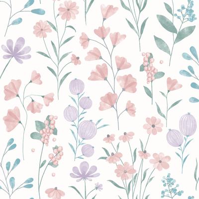 Veer Decor Floral Candy Wallpaper