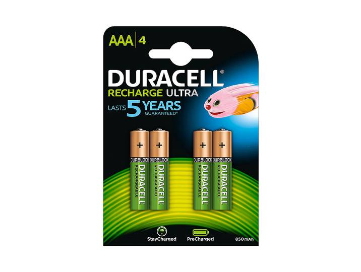 Duracell Recharge Ultra Accu AAA (Hr03) 850 mAh B4 Precharged