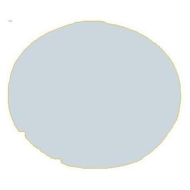 Eaton 216441 Tastenlinse, flach weiss, blanko (216441)