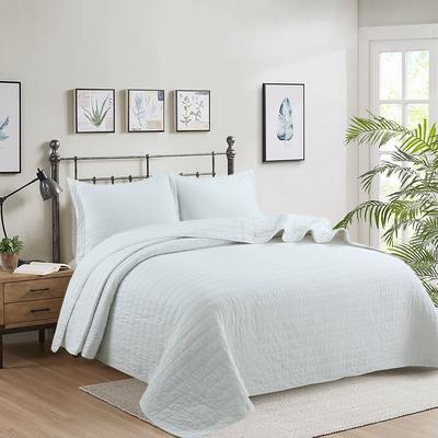 MarCielo 3PCS 100% Cotton Oversized Bedspread Set Coverlet Quilt Set Stitching