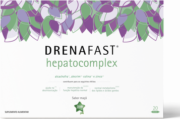 Drenafast Hepatocomplex Sabor a Maçã 20 ampolas