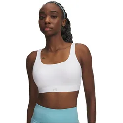 UNDER ARMOUR Effortless High-Support Sport-BH Damen 100 - white/halo gray M A-C