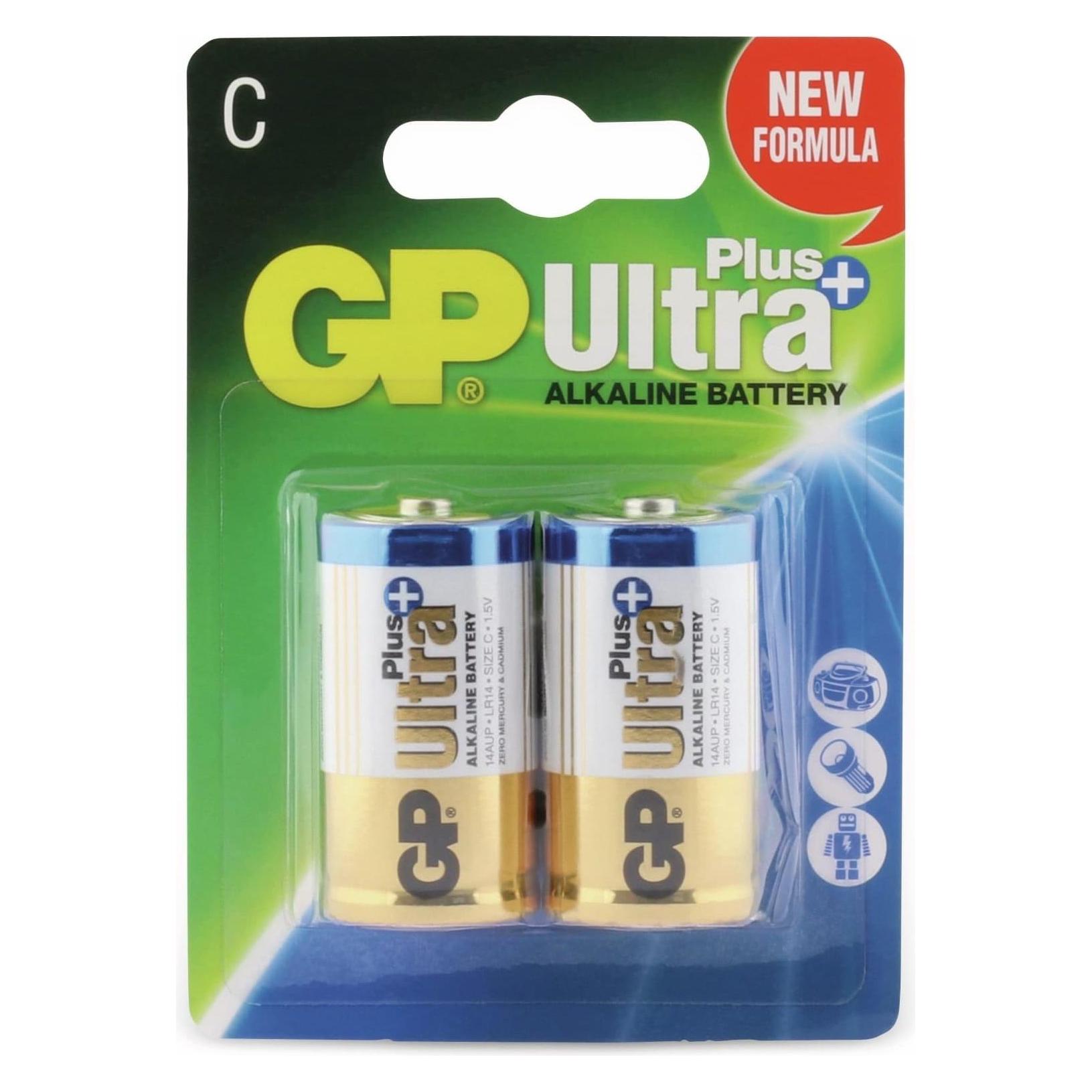 GP Batteries UltraPlus (2 Stk., C) (030.14AUP-U2)