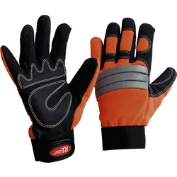 Arbeitshandschuhe Synthetikleder orange orange - 1537GR8 - orange