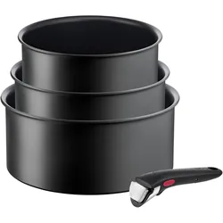 Tefal Zestaw garnków Ingenio Ultimate L7649453 4cz, Pfannenset + Topfset, Schwarz