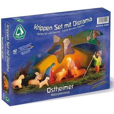 Krippen Set mit Diorama 11-tlg