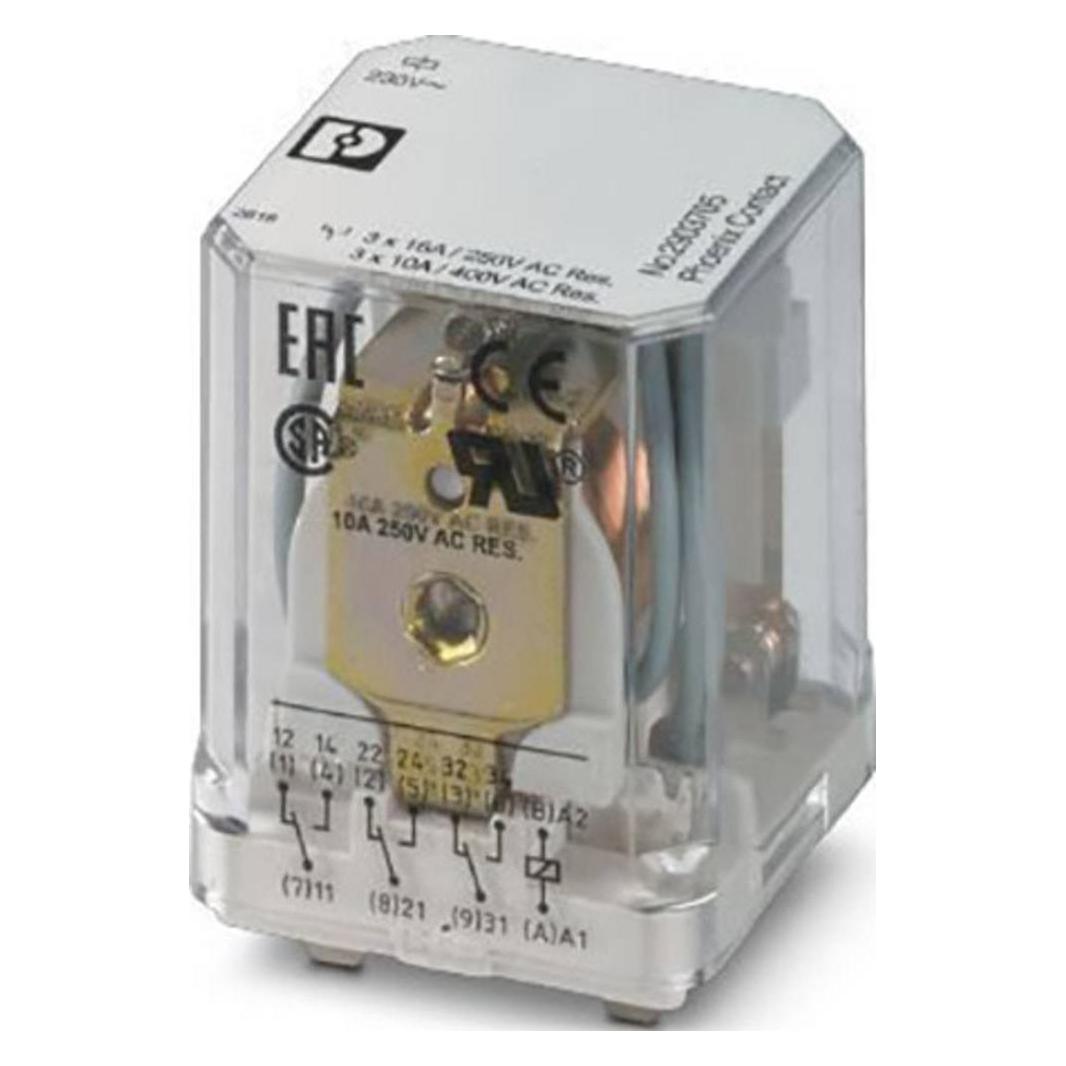 Phoenix Contact REL-PR3 High Power Relay 230AC/3X21 (2903705)