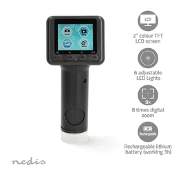 Nedis Mikroskop Kamera MCAM2424BK