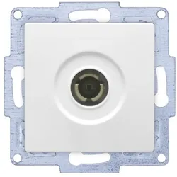Günsan VISAGE + MODERNA Modul TV Antennendose Steckdose Weiss