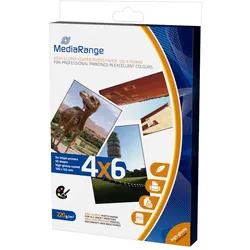 MediaRange MRINK104 Foto Papier hochglänzend 10x15cm 220g 50 Blatt