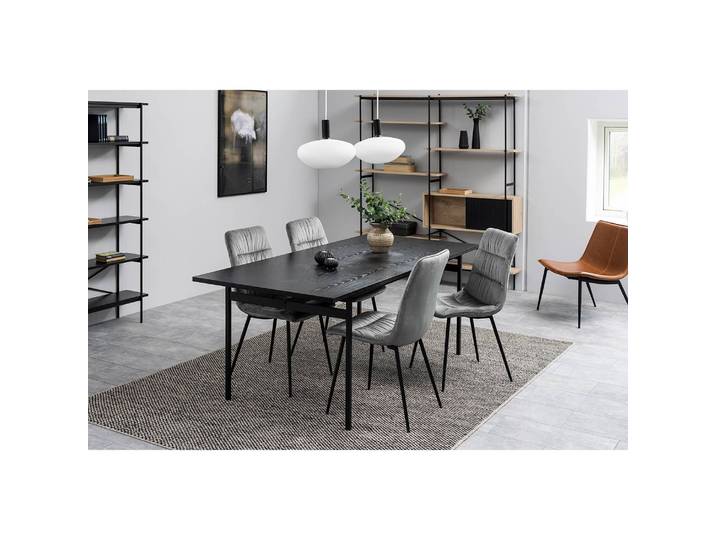 Esstisch 200 x 74 x 90cm Schwarz