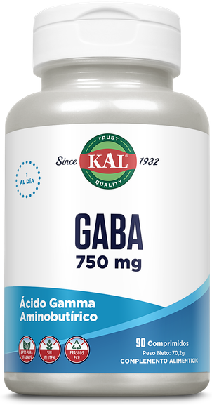Kal GABA 750 mg 90 Tablets