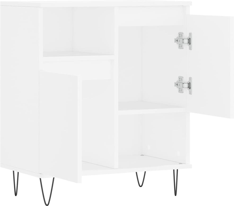 vidaXL Buffet Blanc 60x35x70 cm Bois d'ingénierie