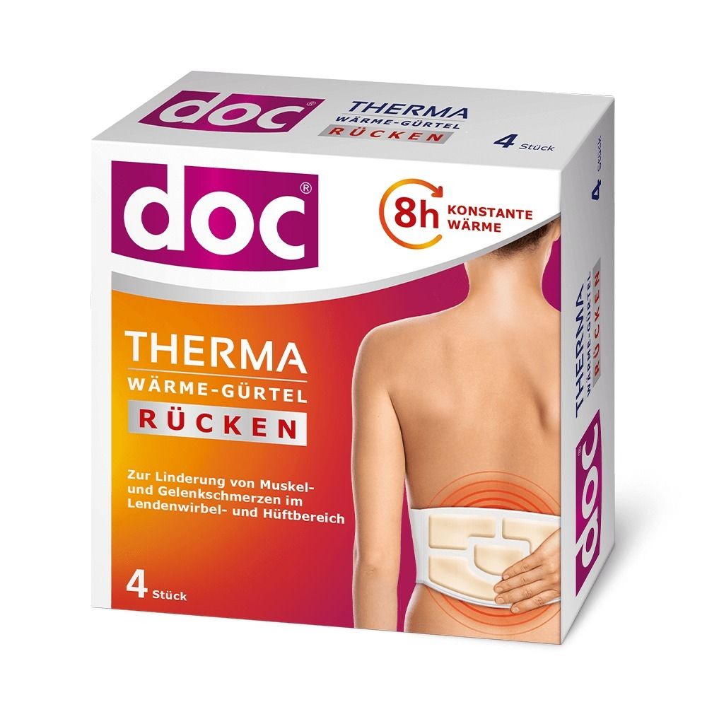 DOC Therma Wärme-Gürtel Rücken 4 St Gürtel