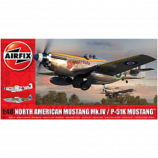 Airfix - North American Mustang Mk.IV/P-51K Mustang - 1:48 - 136 Teile 306255