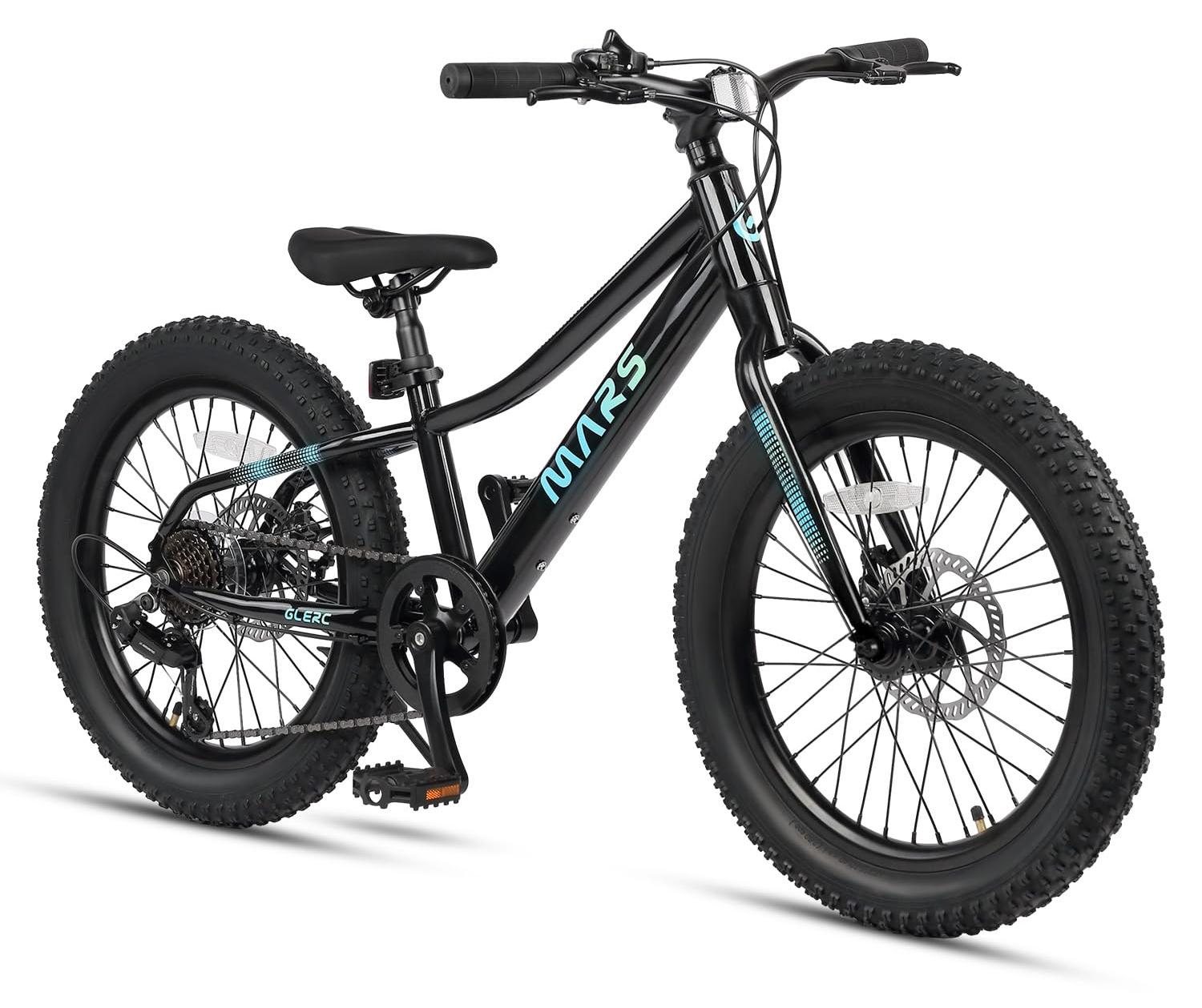 20 Zoll Fatbike Mountainbike für Kinder, 6-Gang Shimano, Scheibenbremsen
