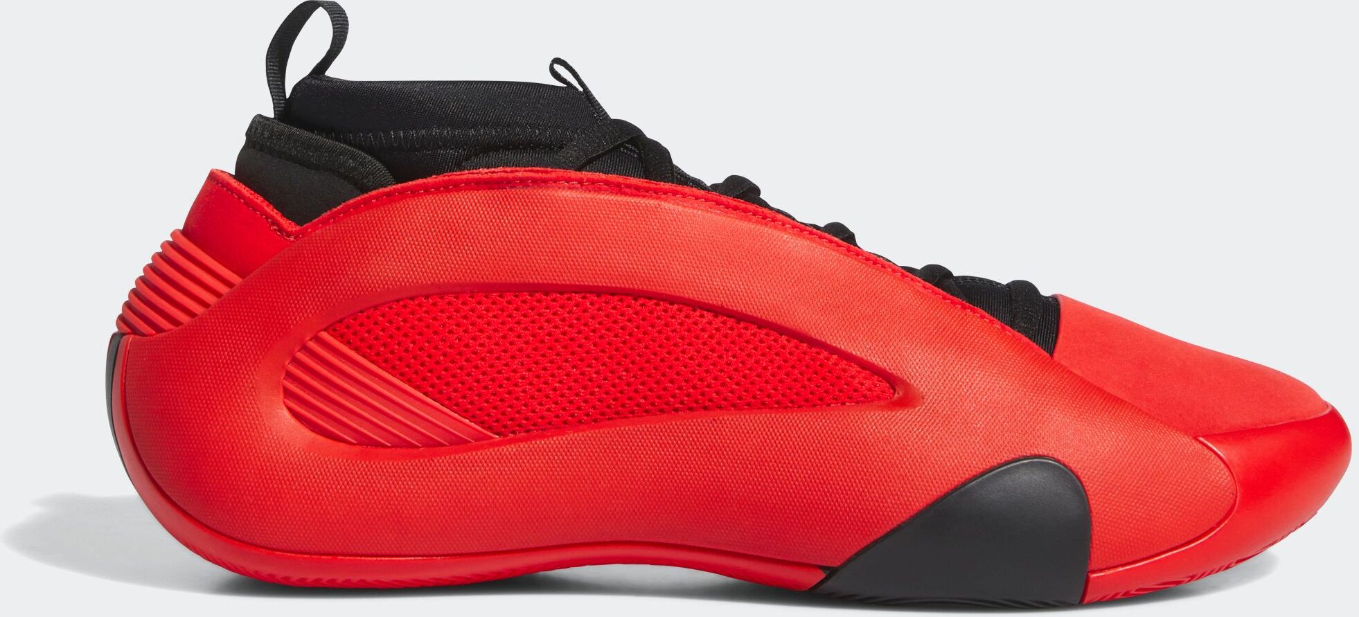 Basketballschuh ADIDAS PERFORMANCE "HARDEN VOLUME 8", Gr. 46, rot (rot, core schwarz, silber metallic), Synthetik, Textil, Schuhe Basketballschuh rot, core schwarz, silber metallic 46