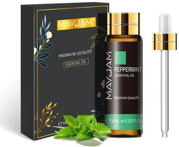 Inspire Select Pure Plant Essential Oil Natural Aromatherapy Diffuser Oil (Lavender, Mint, Tea Tree, Rose, Vanilla, Sandalwood ) peppermint