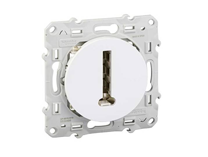 Schneider Electric - Odace\, conjoncteur en T Blanc\, 8 contacts\, à vis - S520496