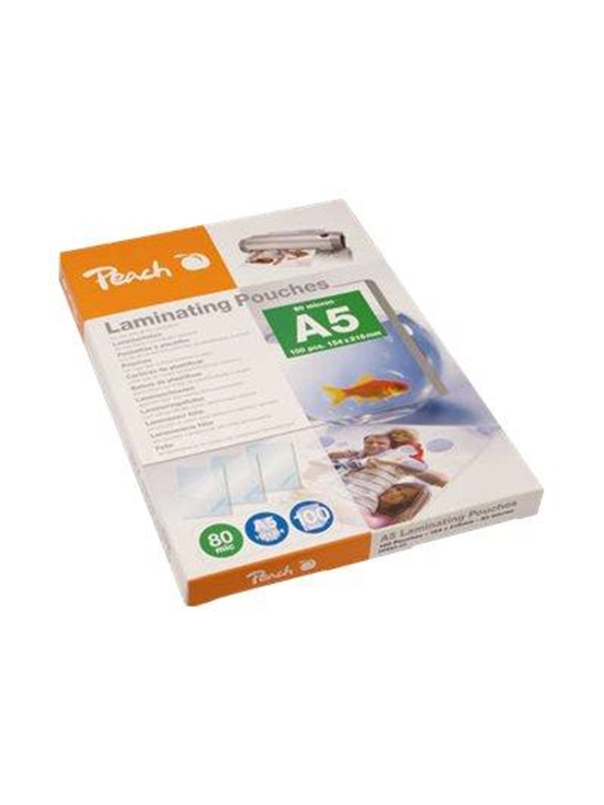 Peach - 100-pack - A5 - lamination pouches