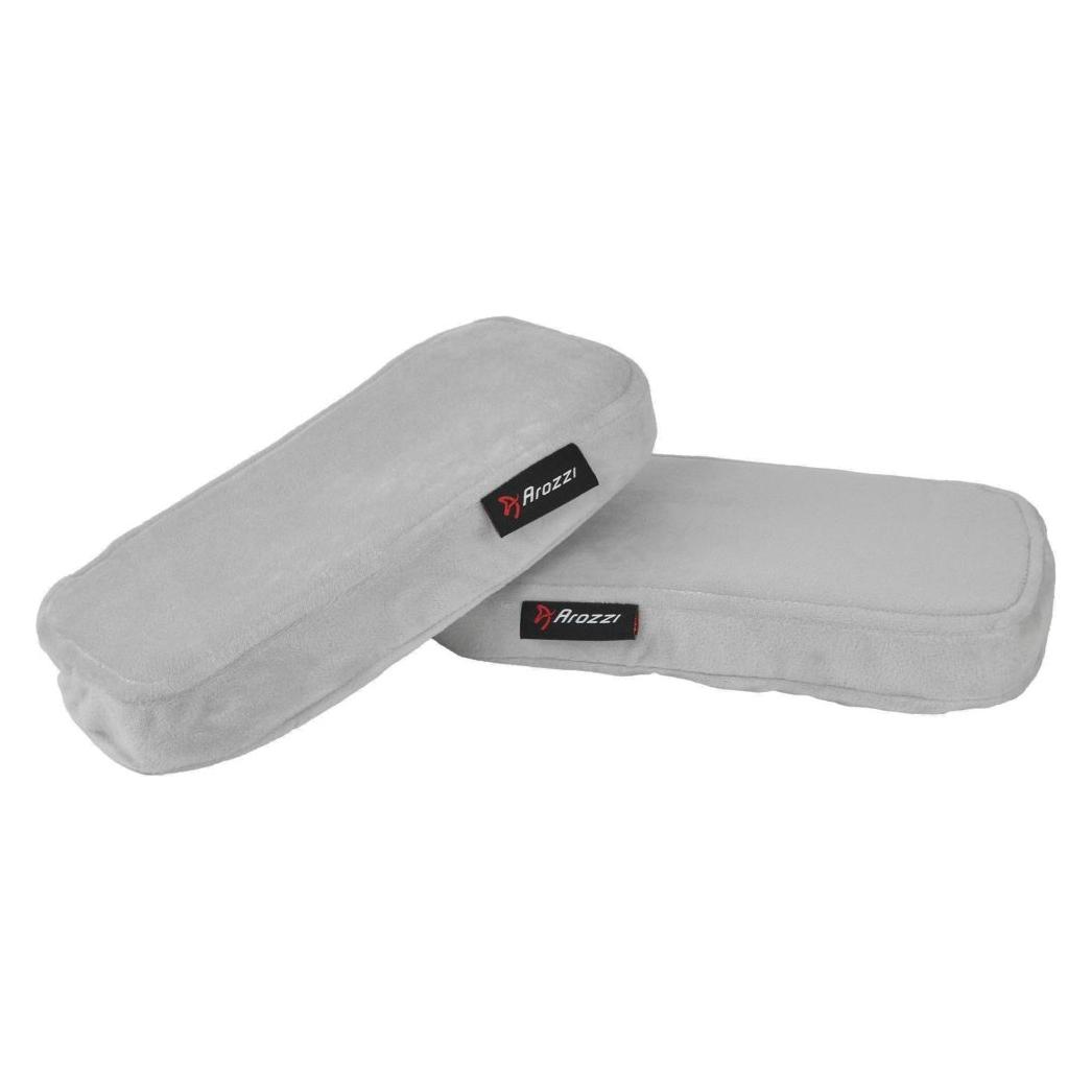 Arozzi Memory Foam Armrest Pads Grey (AZ-MFPAD-GY)