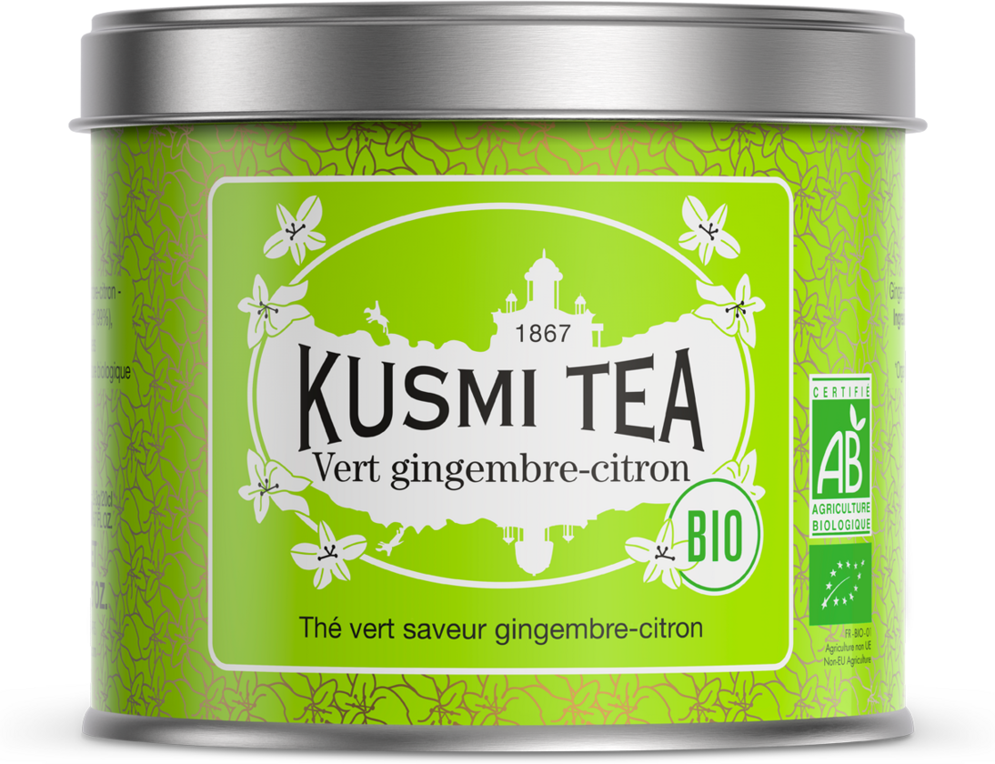 Grüntee Ingwer Zitrone - Grüner tee Ingwer, zitrone, bio - Kusmi Tea