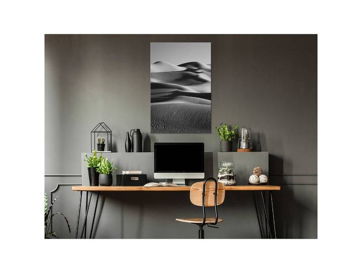 Tableau déco Desert Dunes Lin Gris 40 x 60cm