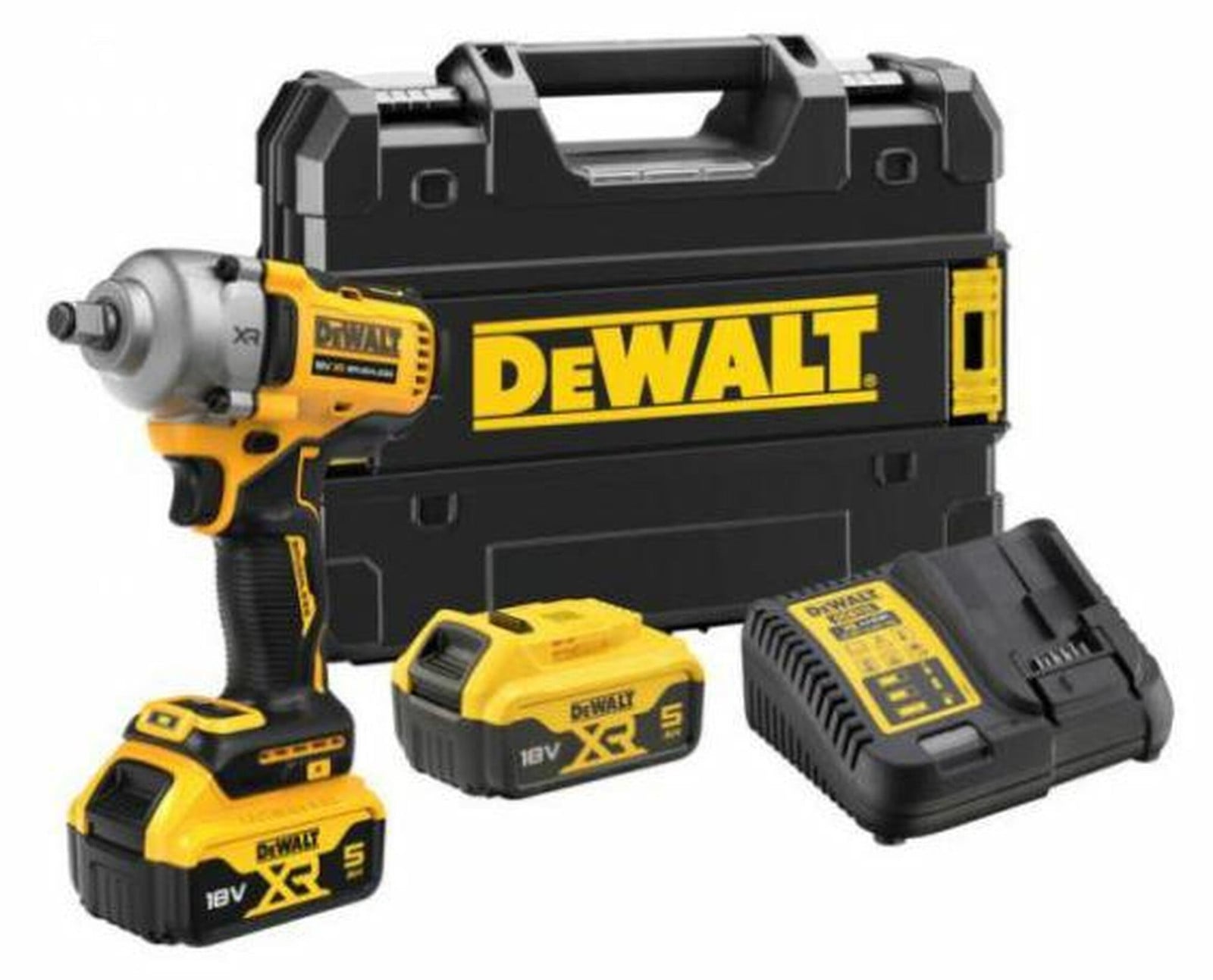 DeWalt Impact Wrench 1/2 inch DCF891P2T met 2x 5Ah accu's