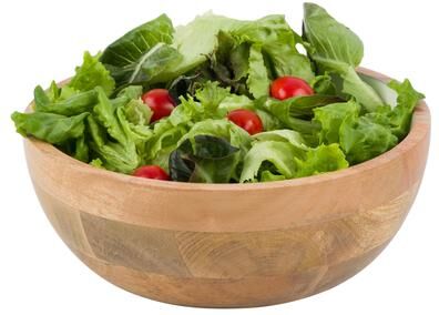 Classic Cuisine Mango Wood Serving Bowl Natural