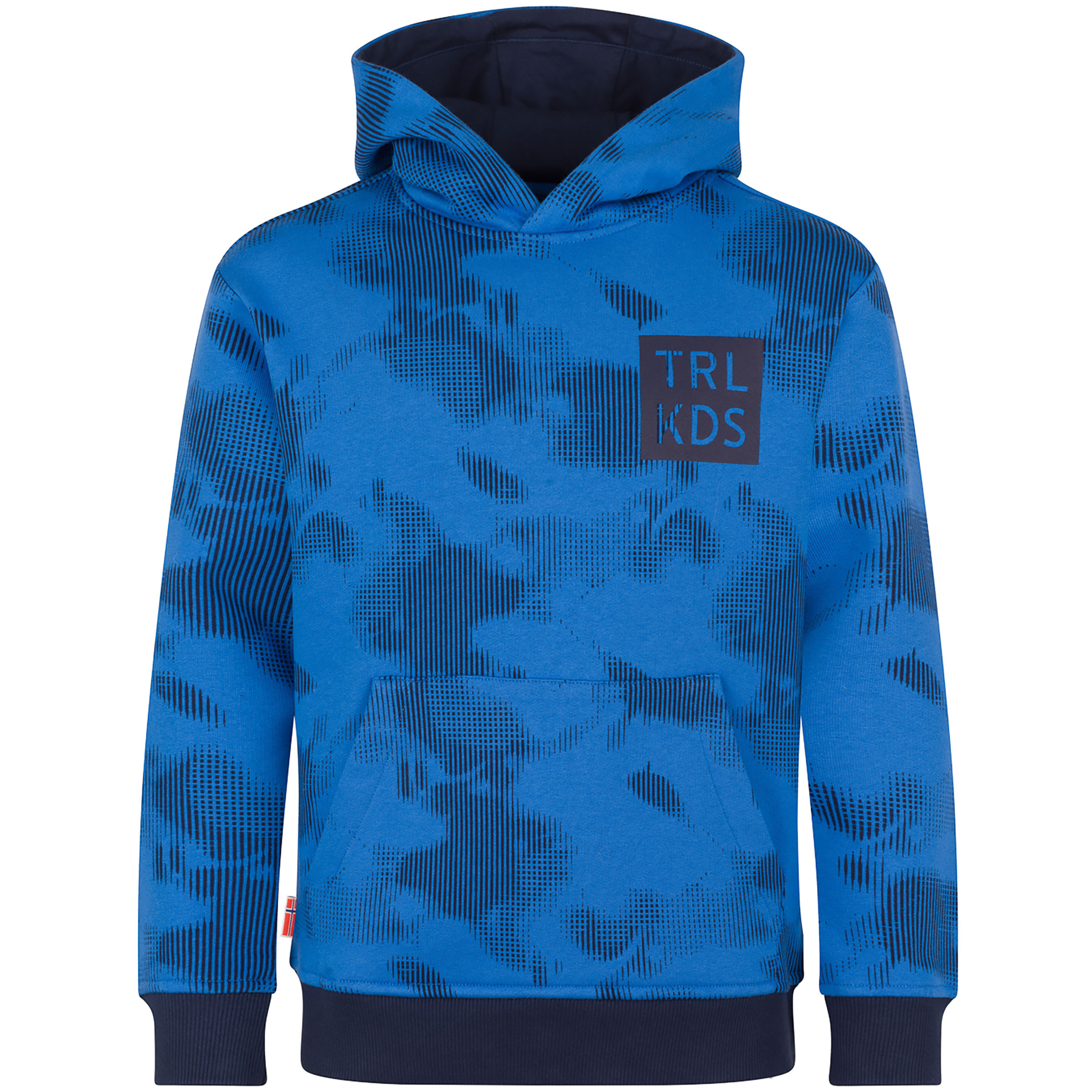 Trollkids Lifjell Kinder Hoodies blau Größe 164 Lifestyle Schnell trocknend