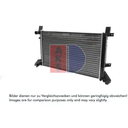 Kühler Motorkühlung AKS DASIS 240070N für VW LT 28-35 II Polo